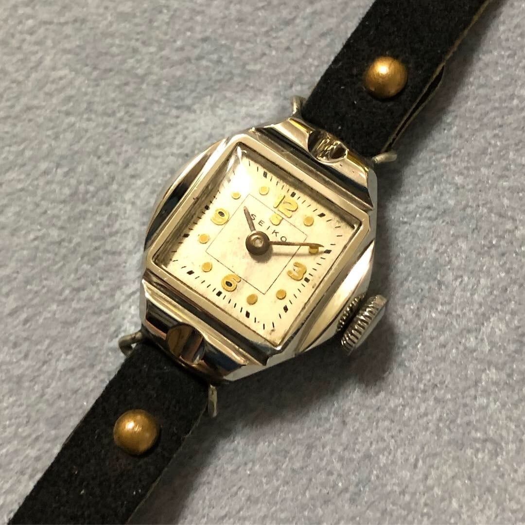 1940年代製 セイコーレディース手巻き腕時計