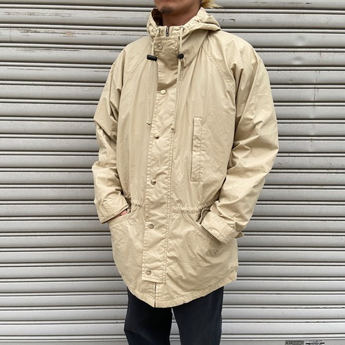 90s POLOSPORT ラルフローレン マウンテンパーカー コットン ベージュ L