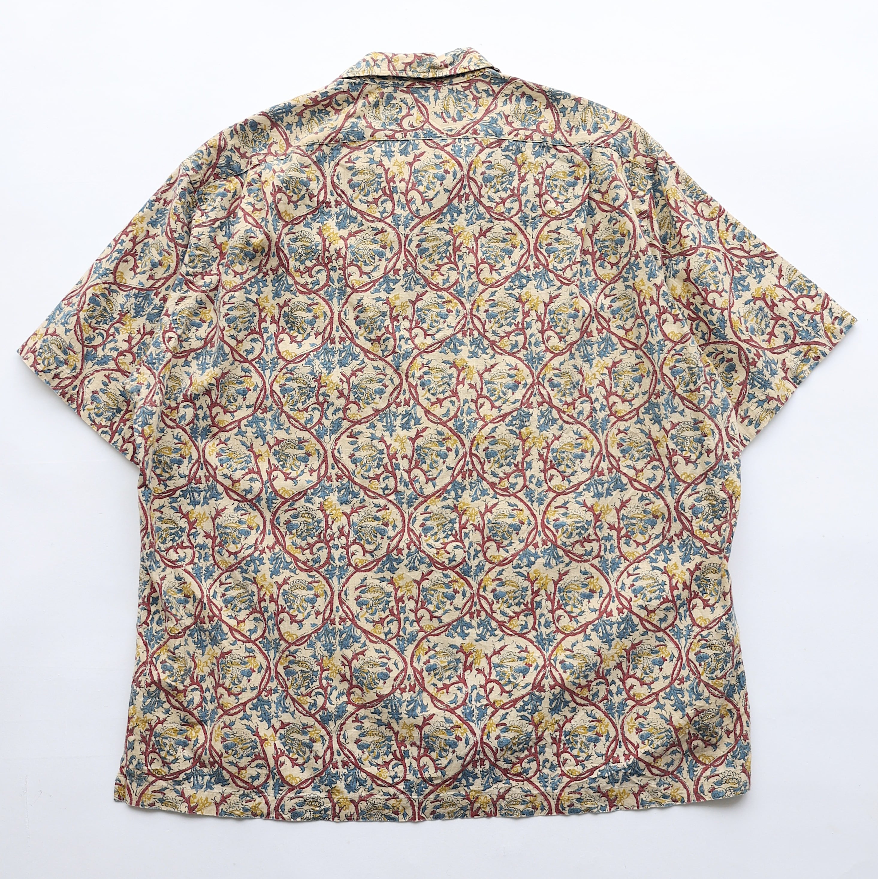 POLO RALPH LAUREN CALDWELL BOTANICAL OPEN COLLAR S/S SHIRT | CLIMB