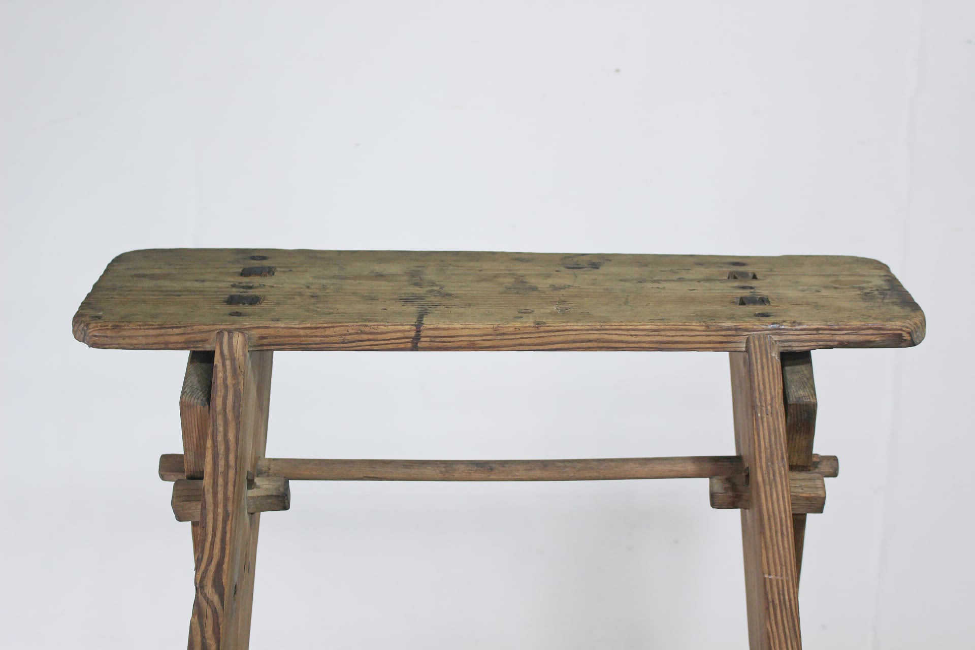 ヴィンテージ 折り畳み 脚立 ステップ ガーデニング 飾り台 レトロ