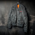 ALPHA INDUSTRIES MA-1フライトジャケット　ネイビー　M アルファ
