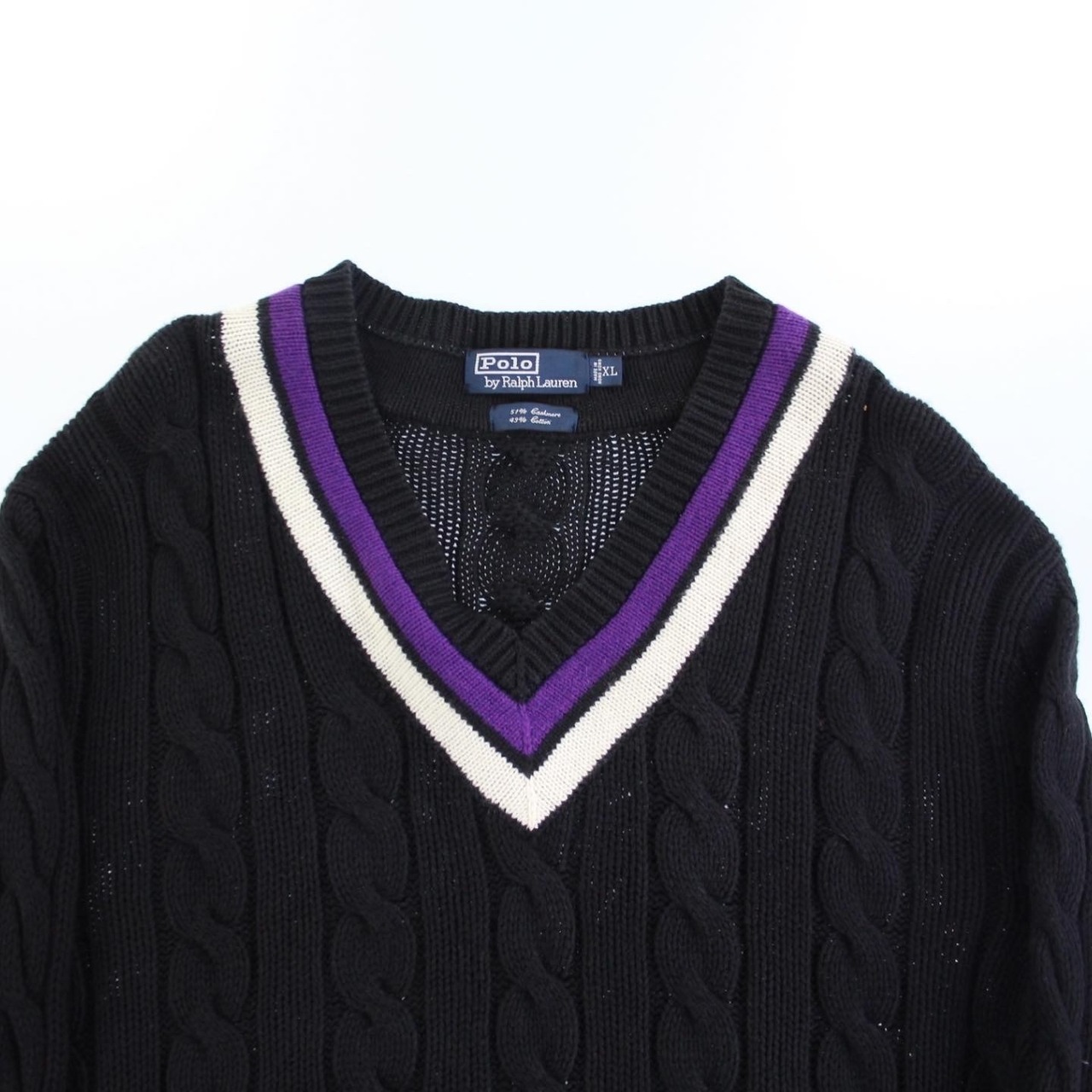 Polo by Ralph Lauren カシミヤ混 チルデンニットセーター【FF-6294】 | cv