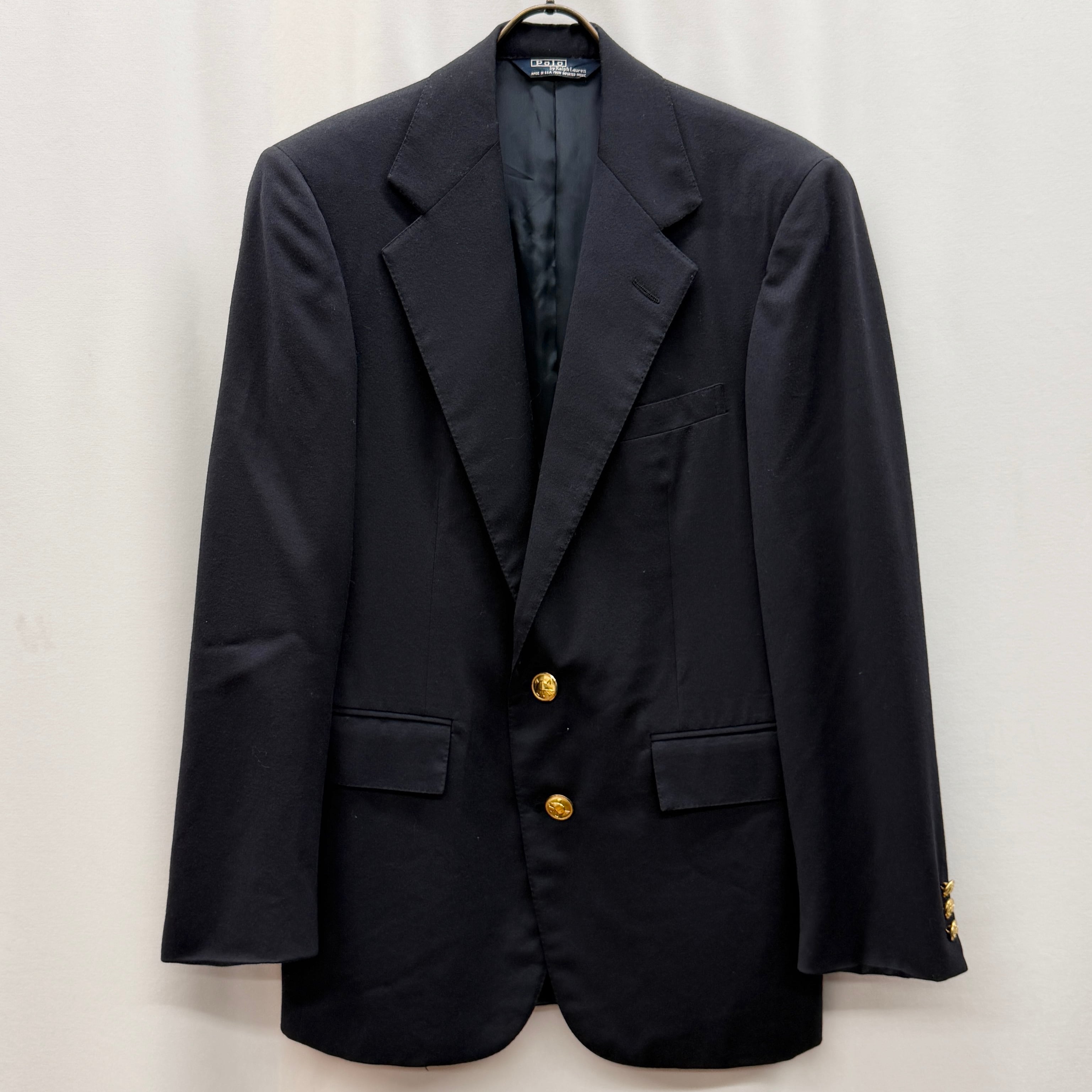 Ralph Lauren】90s jacket ラルフローレン ブレザー 紺ブレ USA製 | no