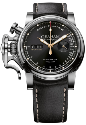 【GRAHAM グラハム】Chronofighter Vintage PULSOMETER  クロノファイターヴィンテージ パルスメーター ブラック 世界限定250本／国内正規品 腕時計