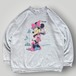 【USA製】90s TULTEX Disney ミニーマウス スウェット トレーナー XL 灰/GRAY キャラクター プリント ディズニー アメリカ製 VINTAGE 正規