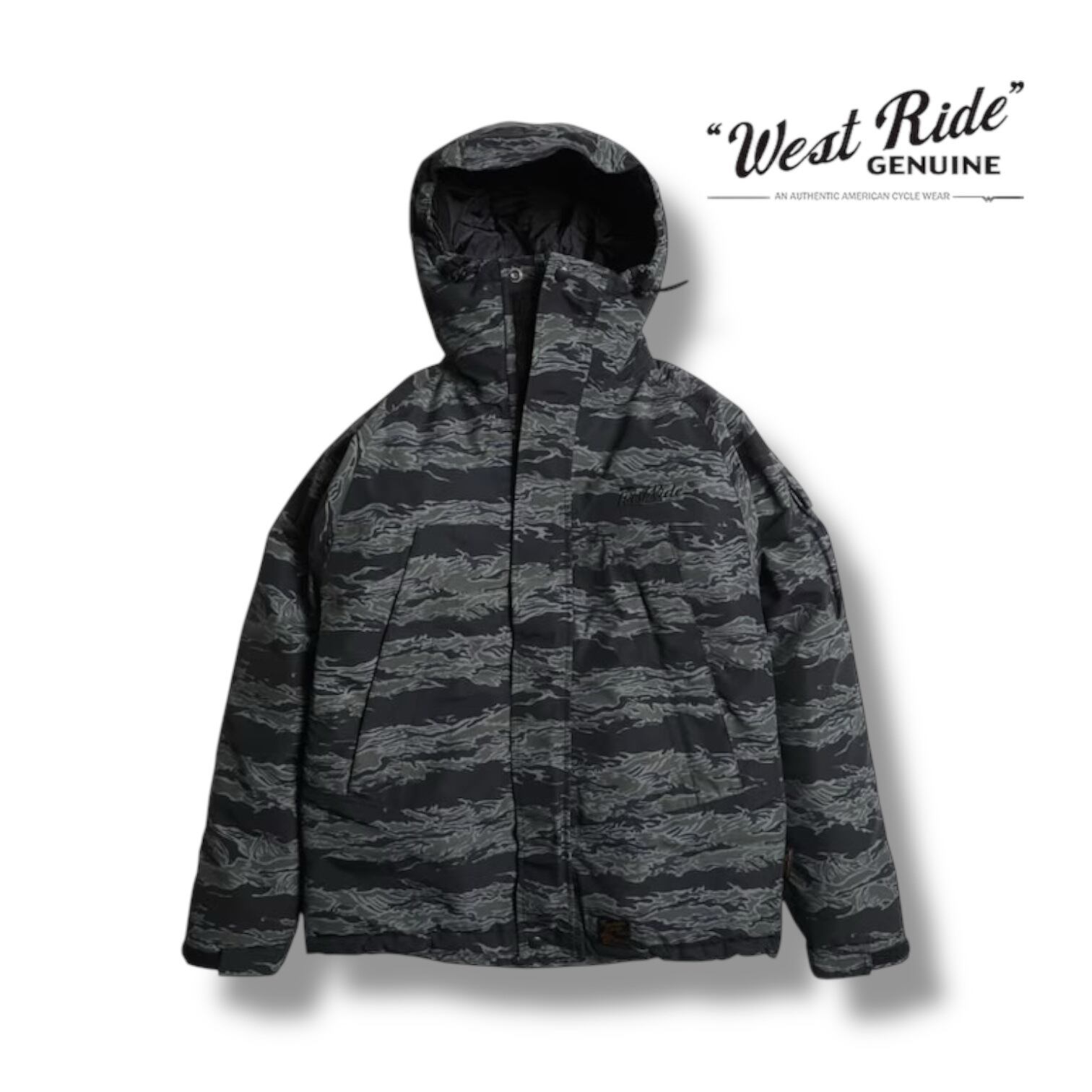 完全防水 防寒 マウンテンライダース カモフラージュ メンズ 日本製