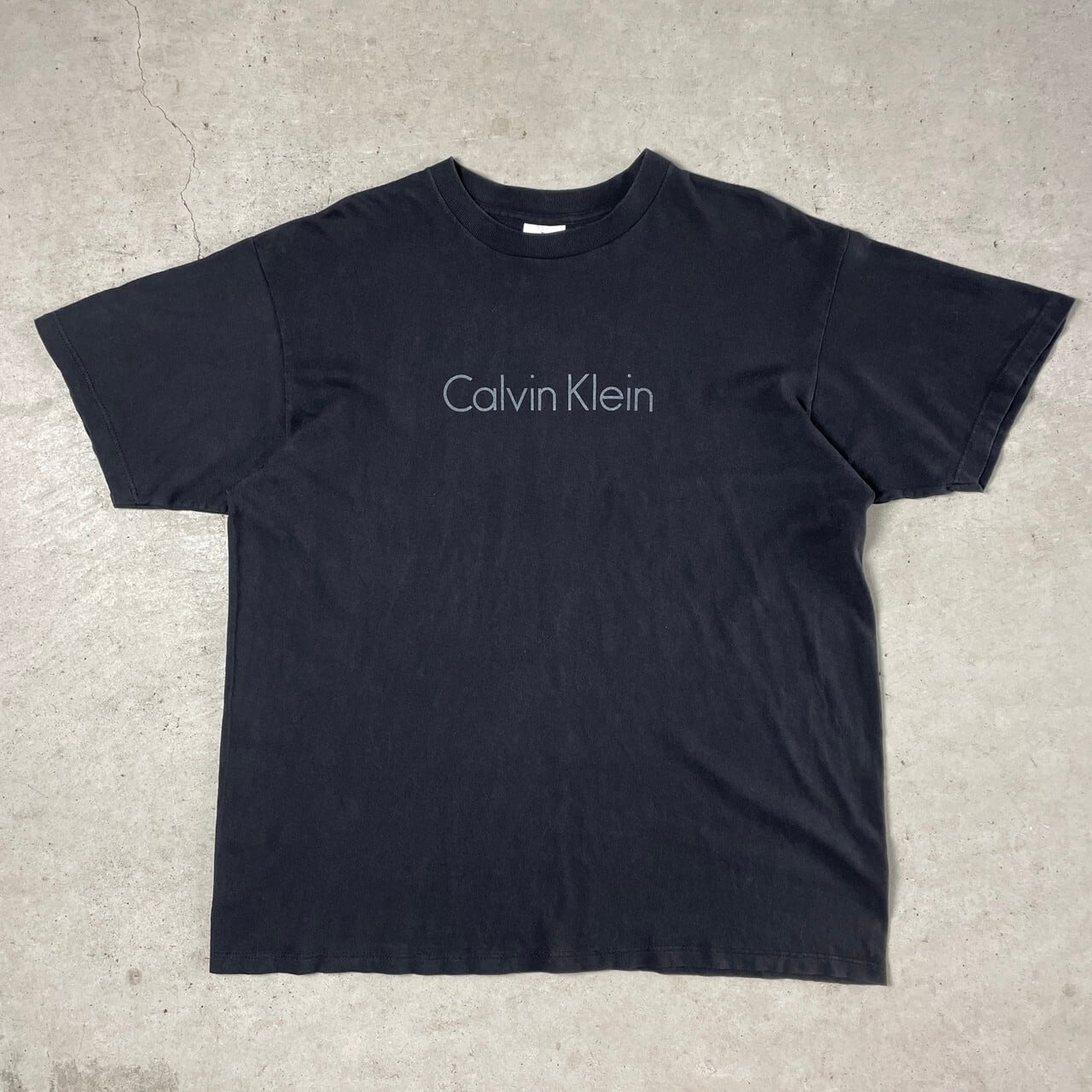 90年代 USA製 Calvin Klein カルバンクライン ロゴプリント T