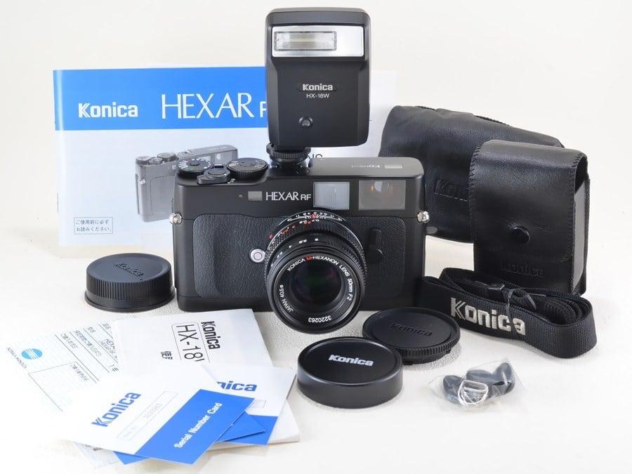 Konica HEXAR RF / M-HEXANON 50mm F2 元箱付 コニカ（22098