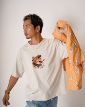 【#Re:room】PACIFIC DOG PRINT T-SHIRTS［REC897］