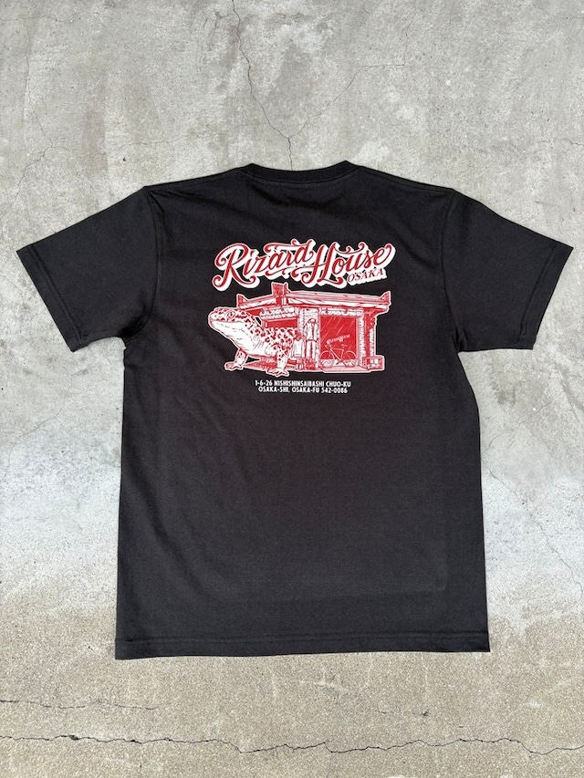 THE RIZARD HOUSE S/S TEE / GENIUSCRAft / T SHIRT / T シャツ / BLACK