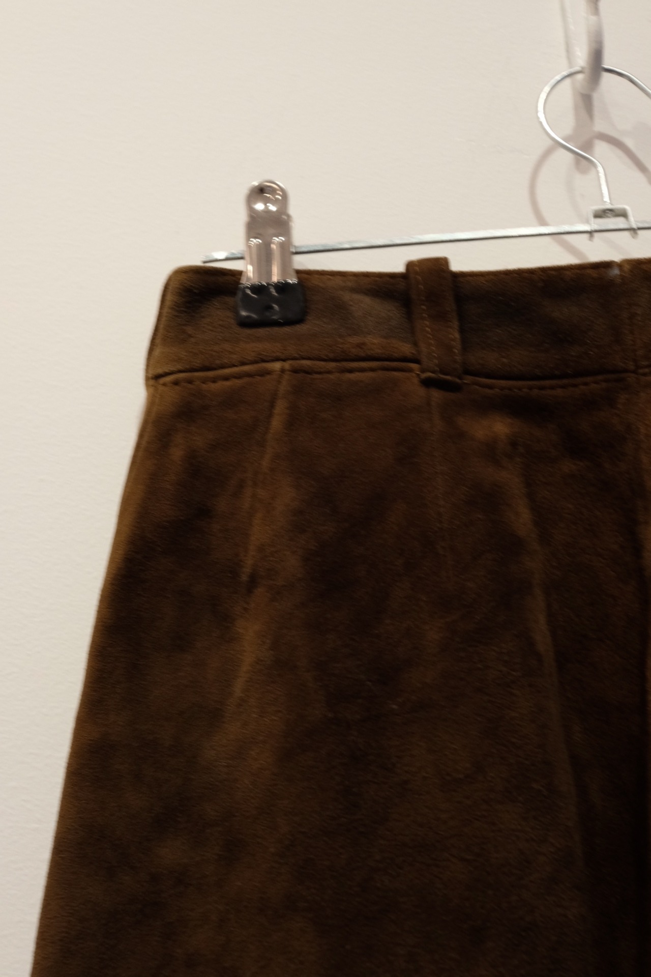 Lather half pants Europ