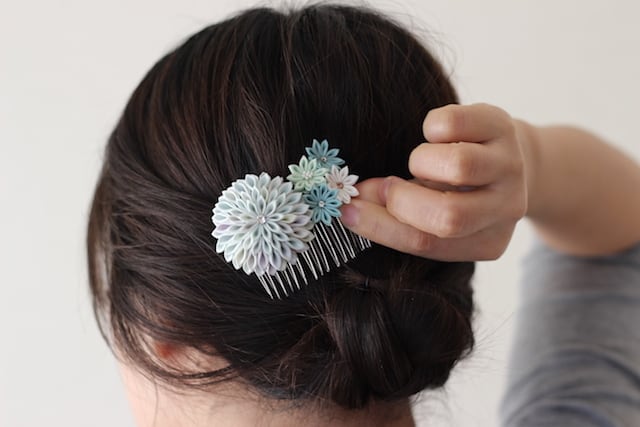 つまみ細工 ミニコーム