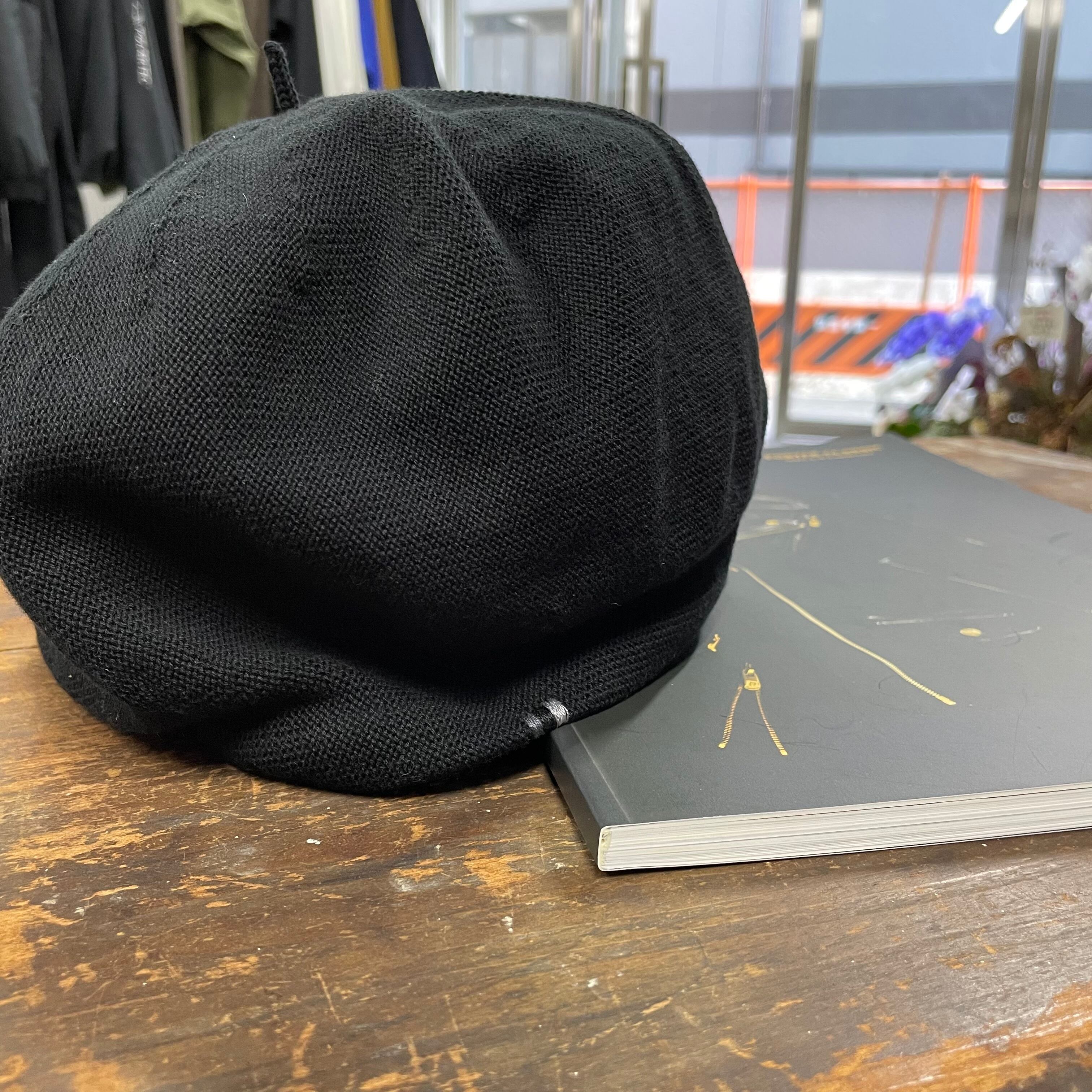 Porter Classic】H/W KNIT BERET(TRICOLORE)_BLACK | marfa store