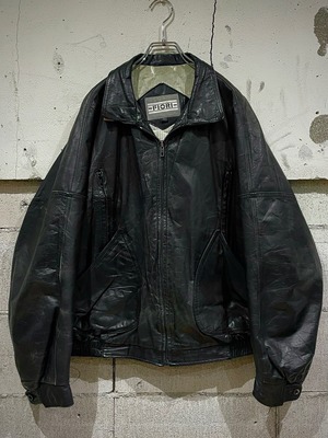 【Caka otto】Good Aging Vintage Loose Leather Jacket