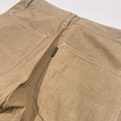 Karl Helmut カールヘルム クロップド コットン ワークパンツ M/ベージュ