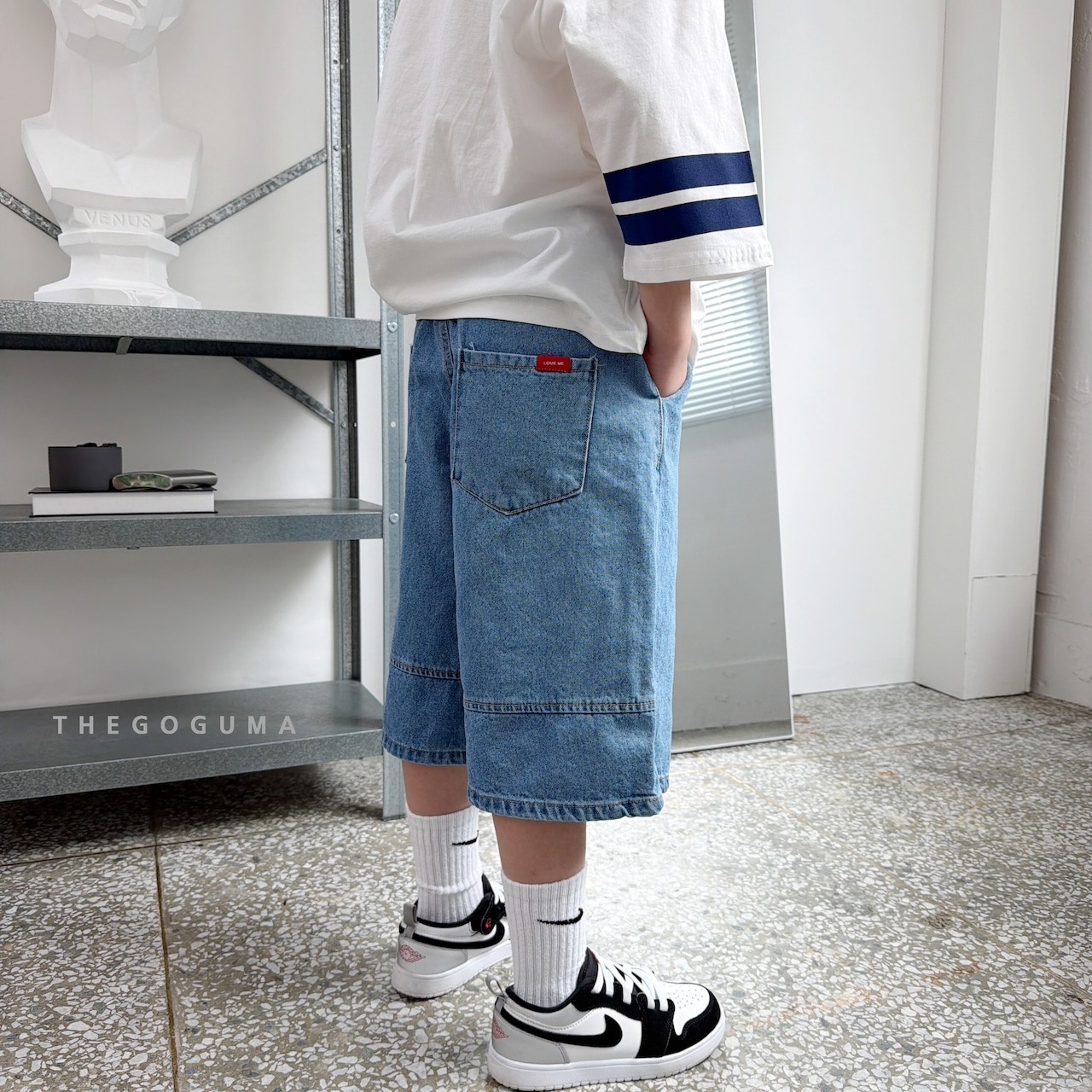 THE GOGUMA 26/SM スティッチデニムパンツ