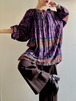 1970s Vintage Bohemian Mini Dress