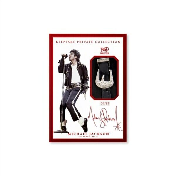 ⚡️SUPER LIMITED⚡️送料無料！【 Michael Jackson   ( マイケルジャクソン ) 】MICHAEL JACKSON Bad World Tour Keepsake Premiere Edition （1パック=4カード入）/ トレーディングカード / トレカ〚アメリカン雑貨 アメトイ〛
