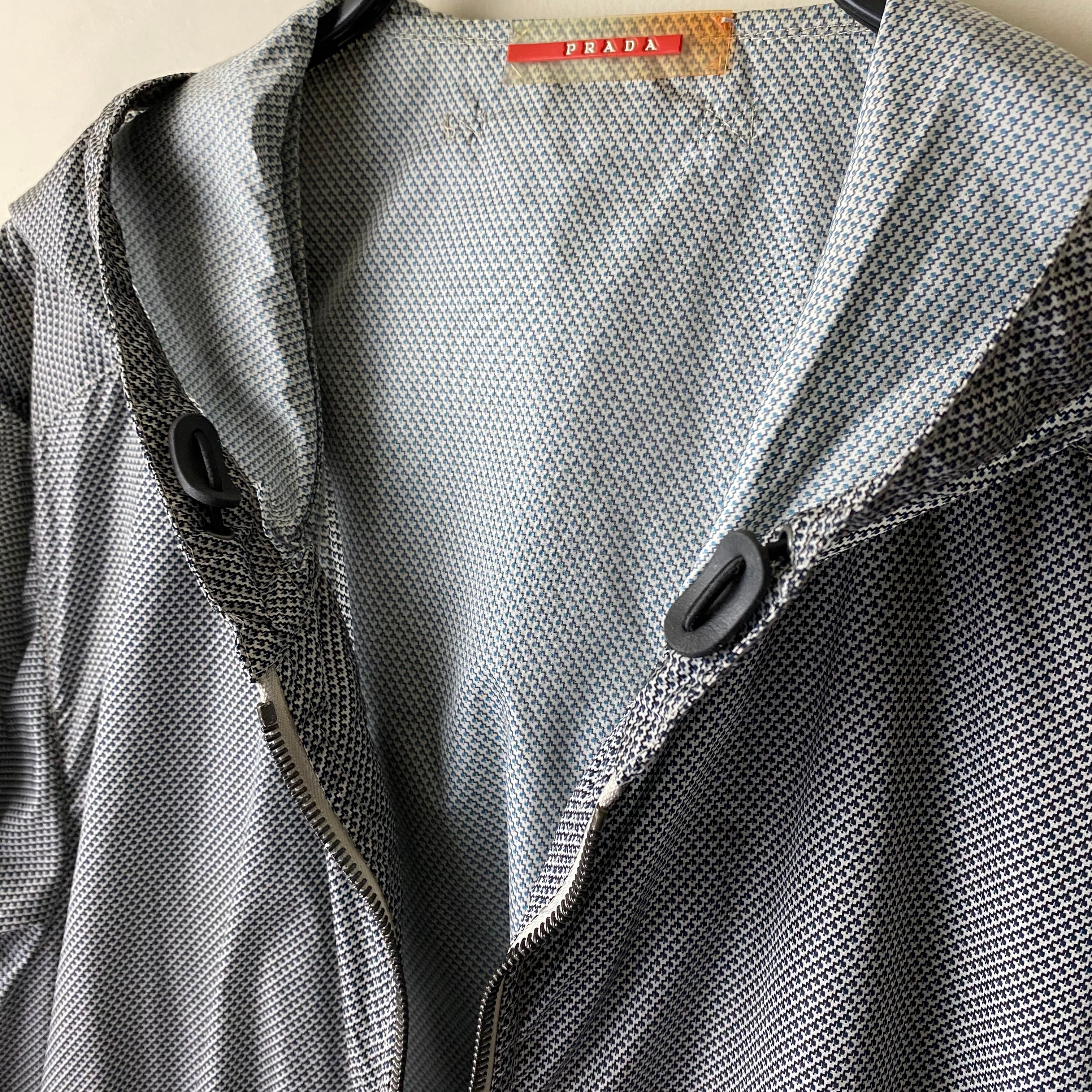 PRADA SPORT light-weight nylon hoodie | NOIR ONLINE