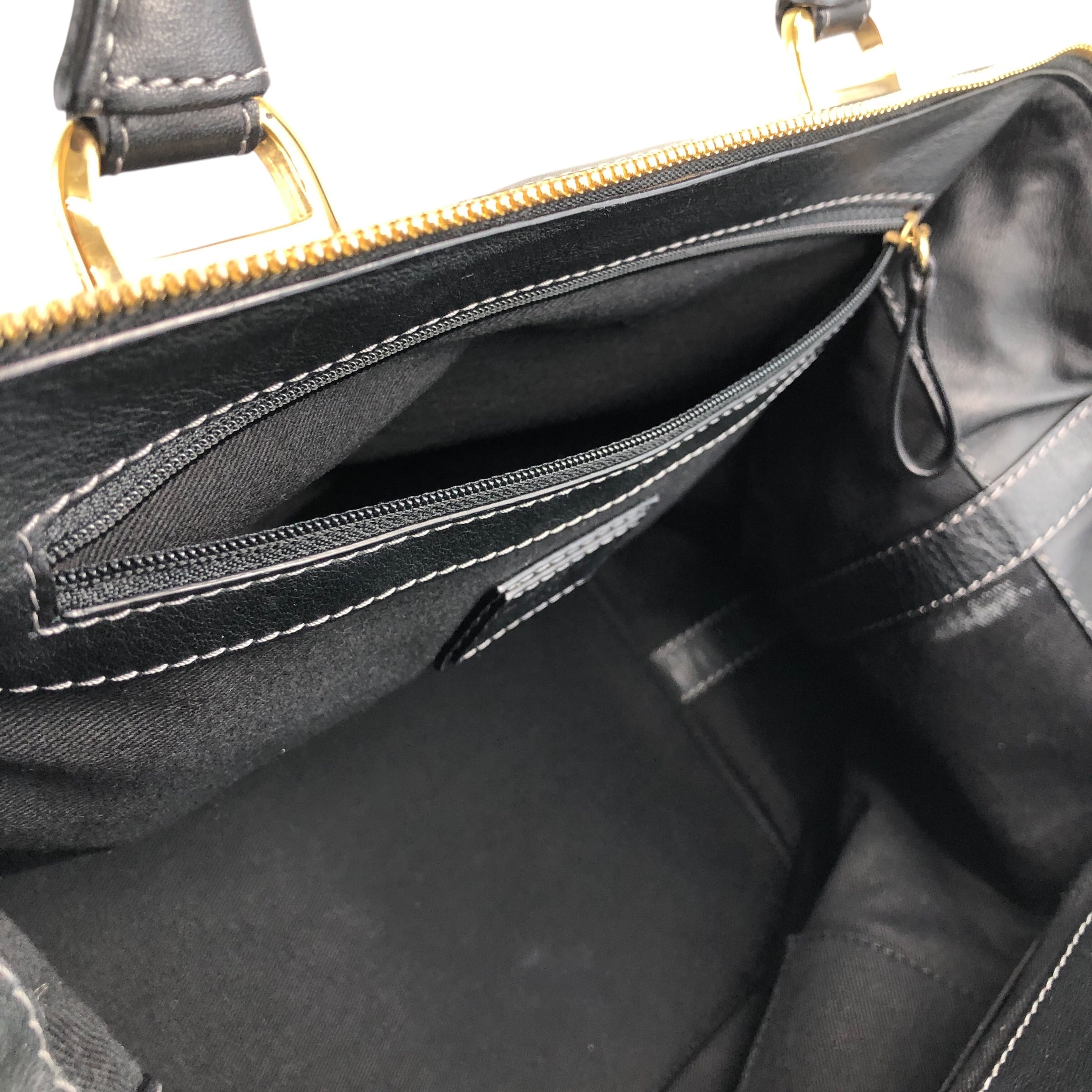 LOEWE ロエベ ハンドバッグ ブラック レザー ミニボストン 160周年記念
