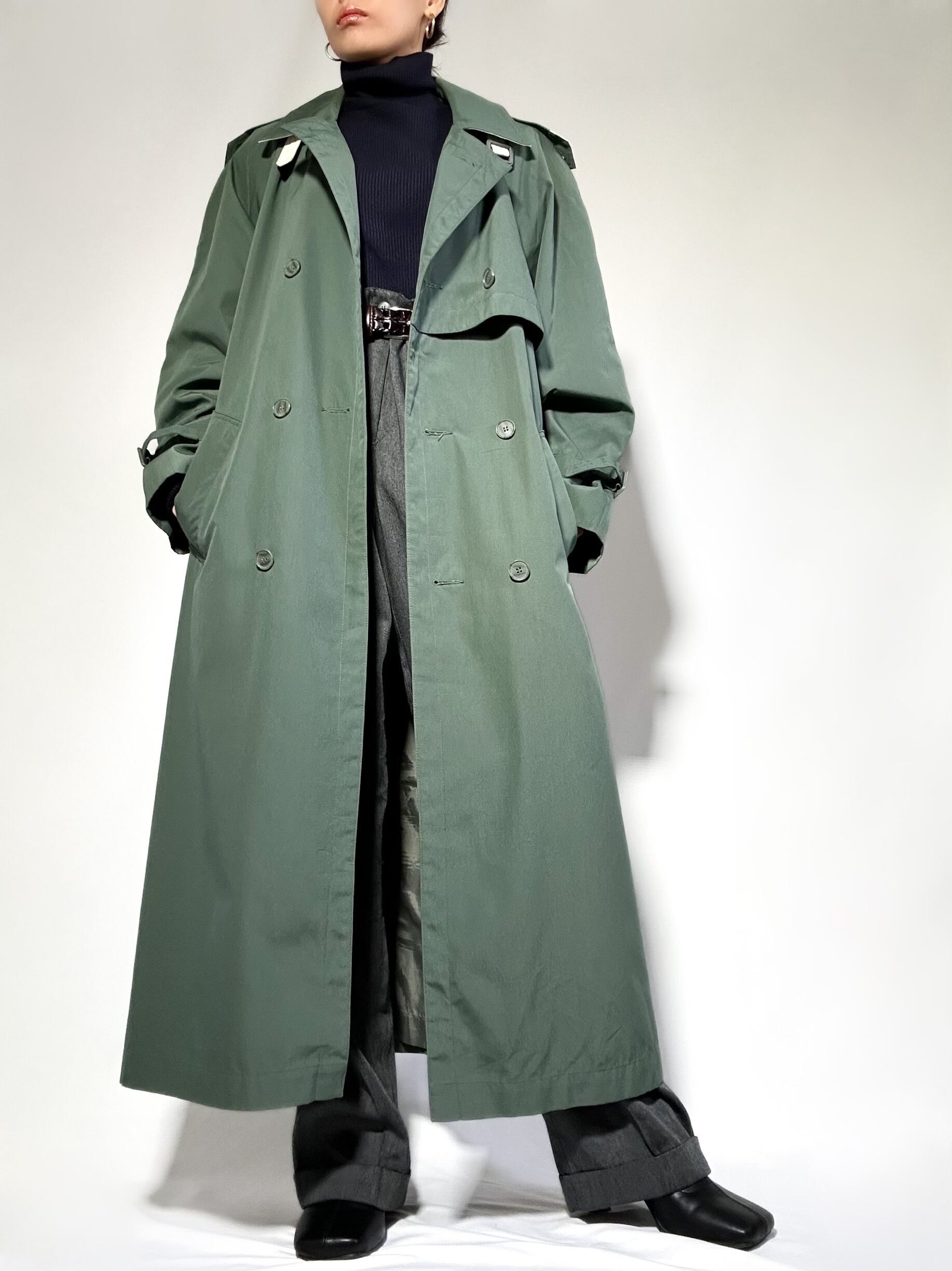 90s 2way stand collar design coat 90年代 スタンドカラーコート