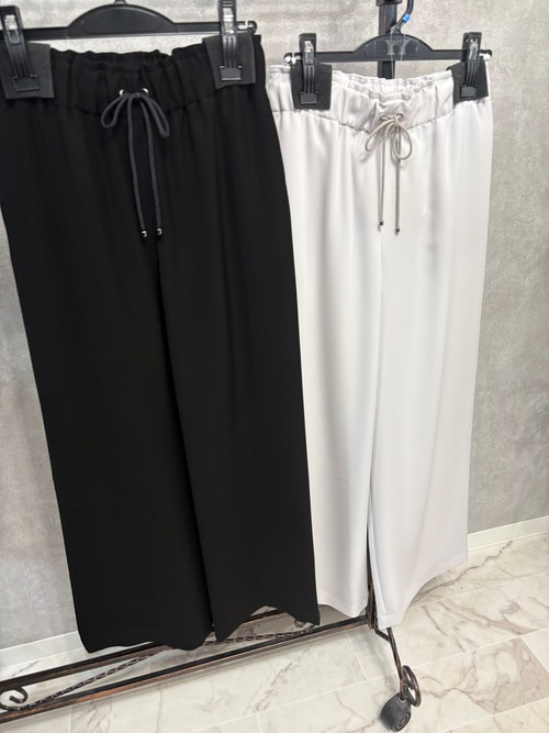 【ご予約】接触冷感！【ROBE】トロみワイドストレートパンツ　631623