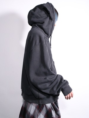 REMAKE / "carhartt" neko custom cropped hoodie