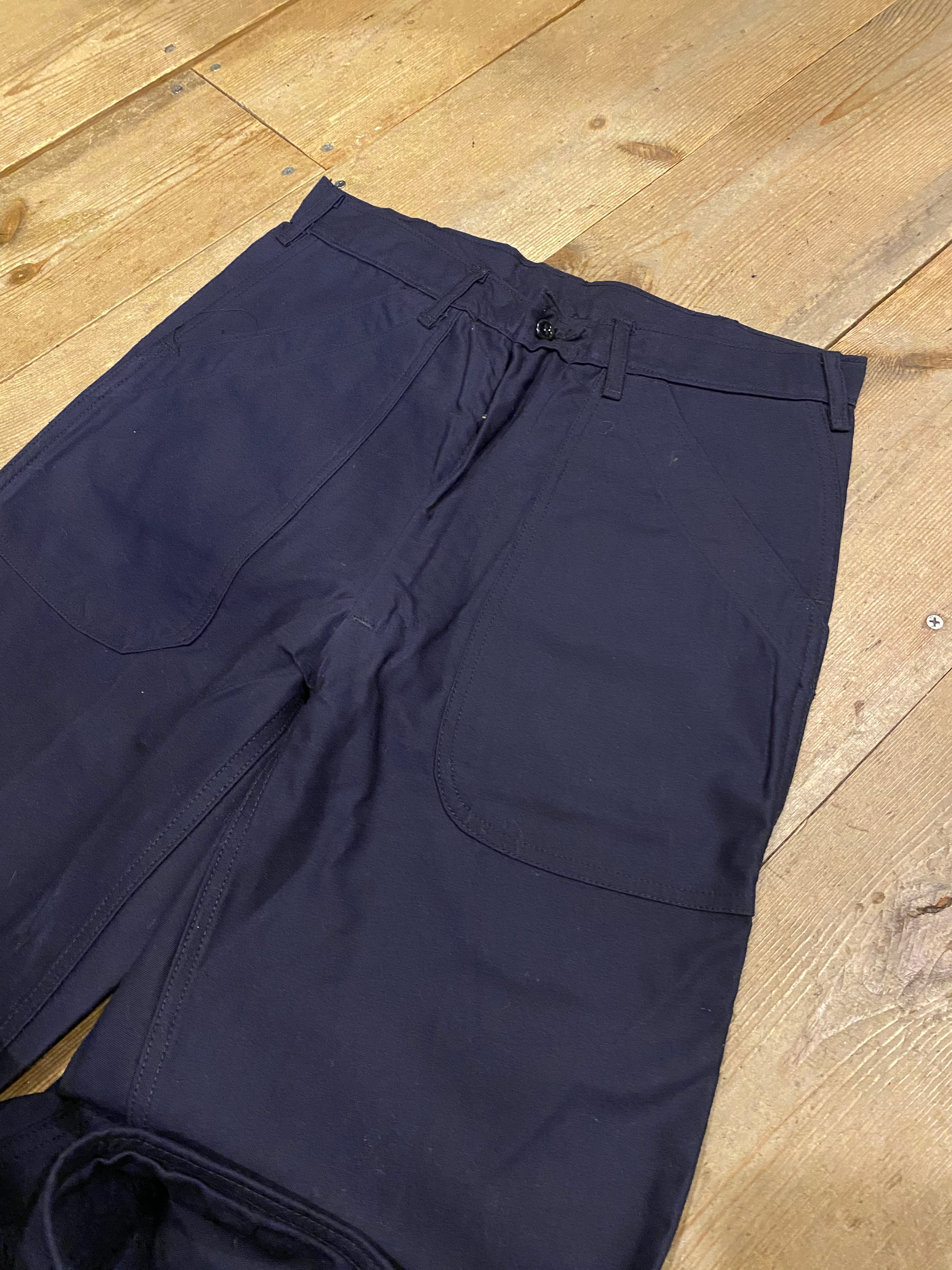 76 US NAVY dead stock '76 US NAVY UTILITY TROUSERS(DARK BLUE) DEAD