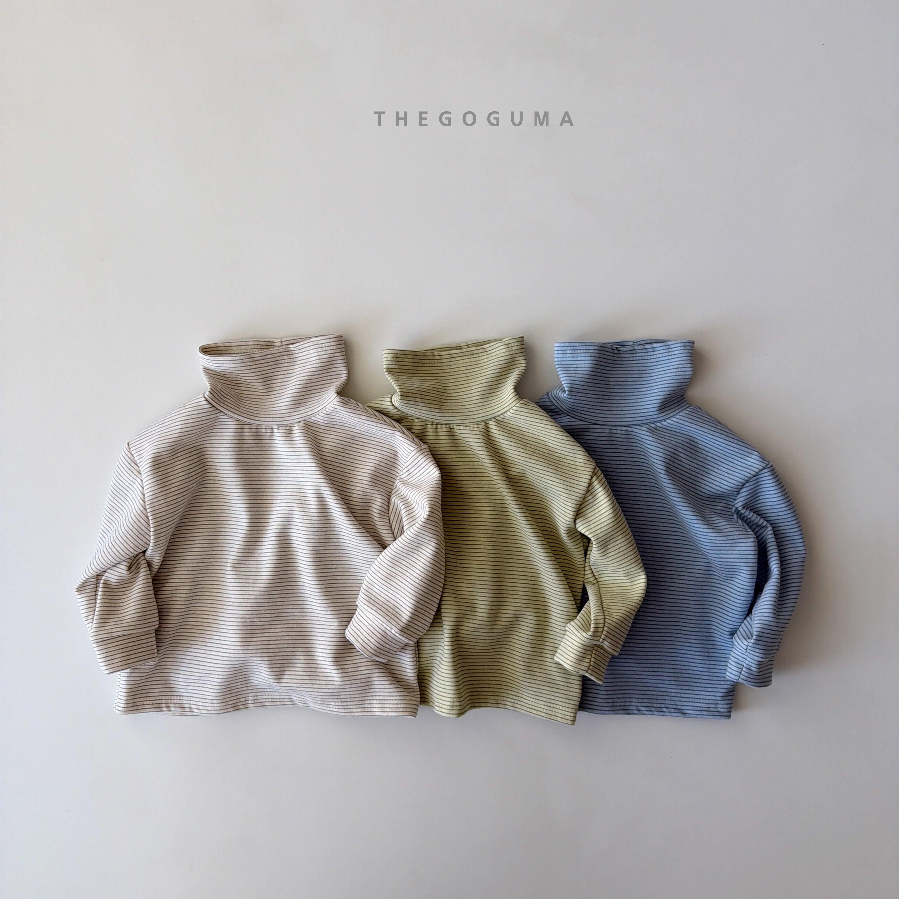 multi-striped polar tee【the goguma】※11月下旬〜12月上旬発送予定