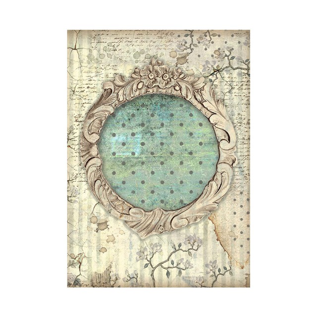 Stamperia Selection 8 Rice paper A6 backgrounds - Alice Forever　ライスペーパー8枚セット　DFSAK6003【Stamperia（スタンぺリア）】[ST-79p]