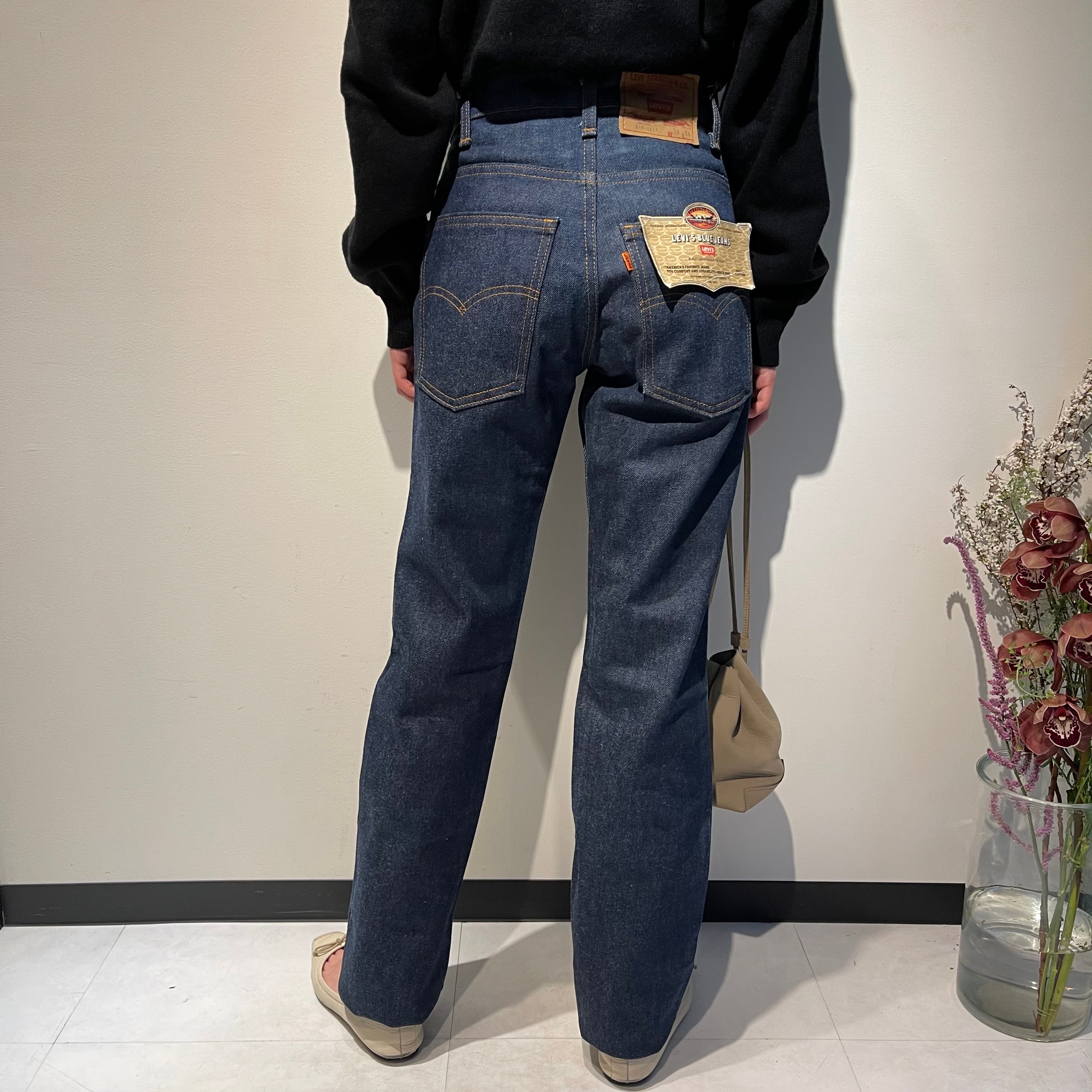 1970's Vintage Levi's / 519 SLIM STRAIGHT DENIM【 W27
