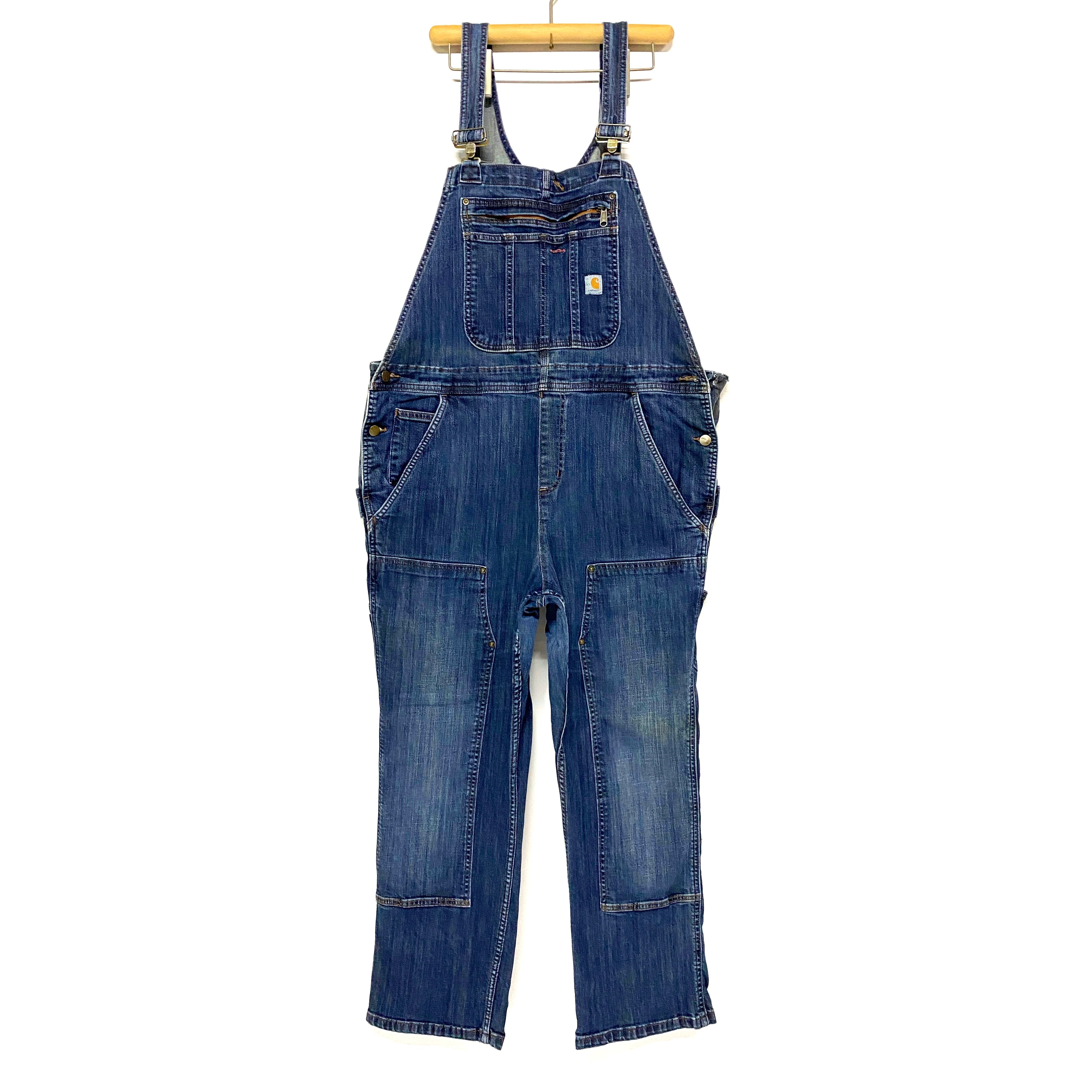 ビッグサイズ Carhartt カーハート デニム オーバーオール ダブルニー