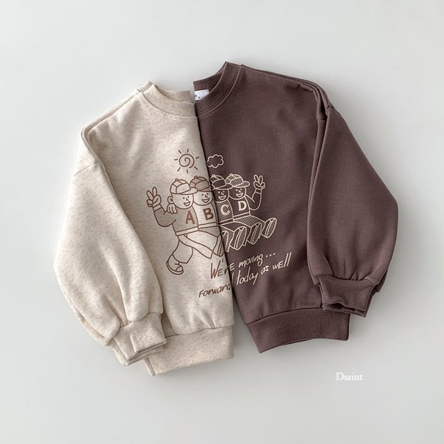 【取寄】dsaint|abc friends sweatshirt|ABCフレンズスウェット|5-17|kids&jr|25 winter