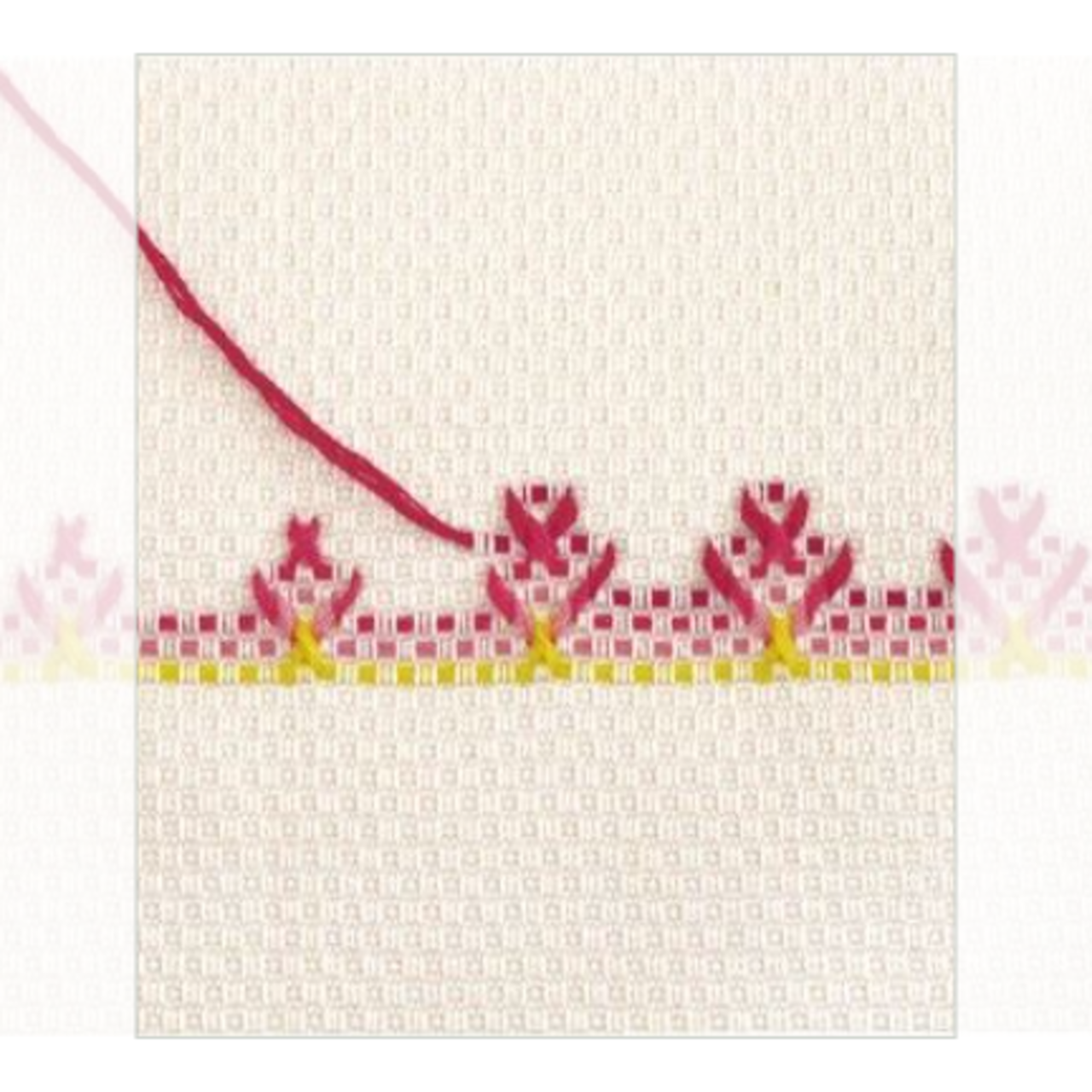 コースター(5枚1組)【ししゅうキット】スウェーデン刺繡 | Maile lei's