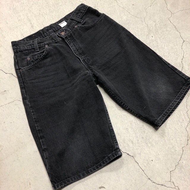 LEVI'S 550 BLACK DENIM SHORTS USA