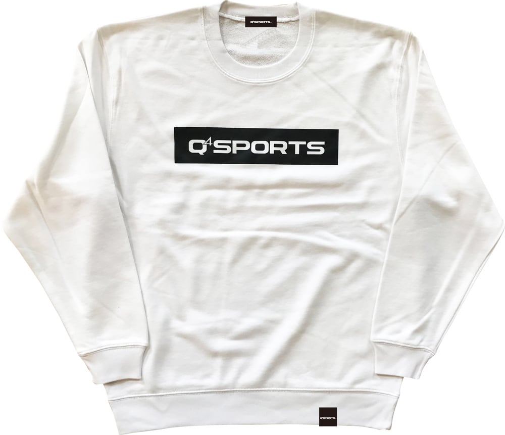 Q4-210007 WORK4YOURS FLEECE PULLOVER WHITE | Q4 SPORTS powered by BASE