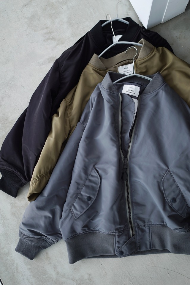 HYKE / TYPE L-2A JACKET ( KHAKI , GRAY) 別注 | JUQUI Online