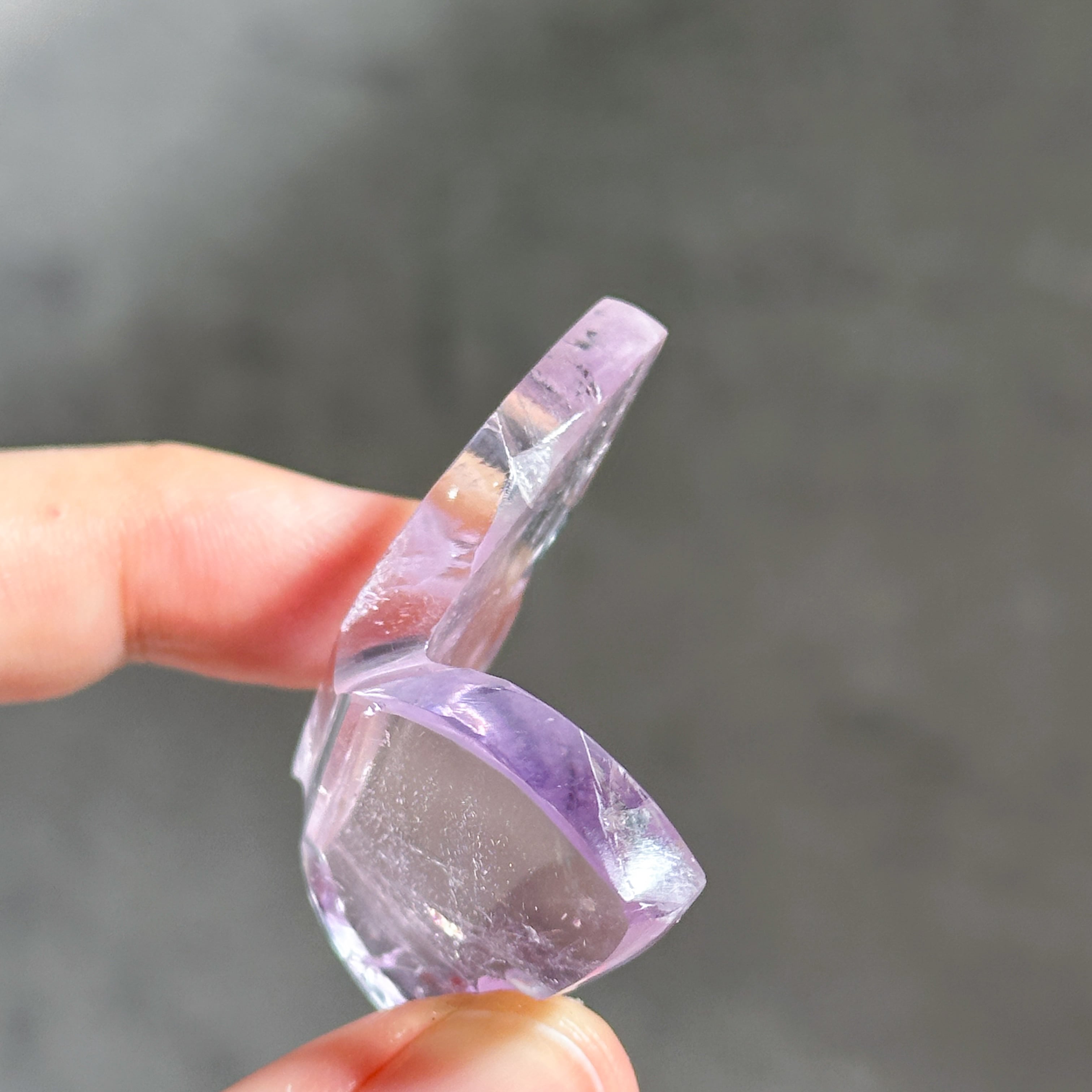 ピンクアメジスト　蝶々 アメジスト 3D蝶 11◇ Amethyst Butterfly ◇天然石・鉱物