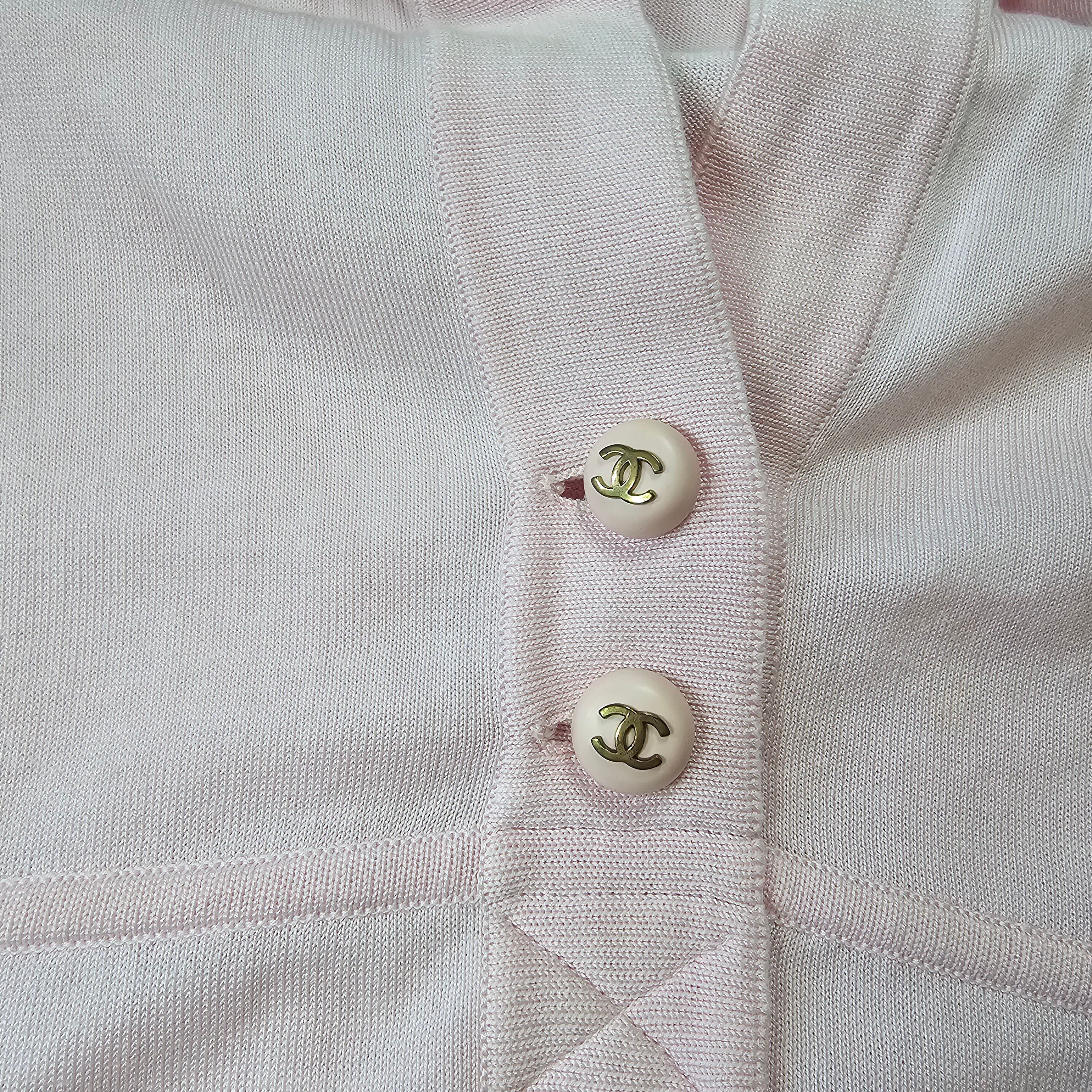 シャネル ココマーク ボタン ポロシャツ 38 ピンク CHANEL Polo | Over
