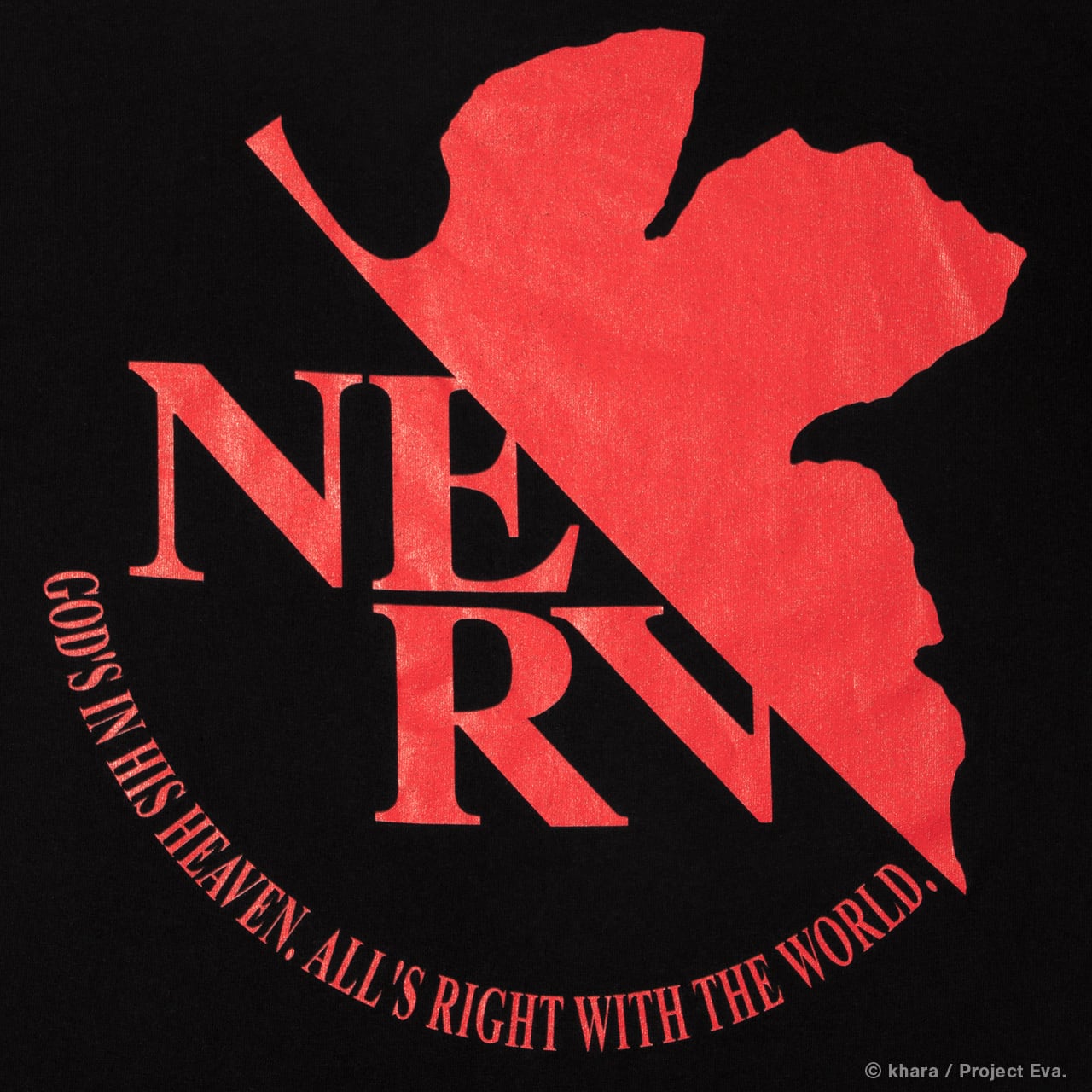 NEON GENESIS EVANGELION × GEEKS RULE SILKSCREEN PRINTING T SHIRT
