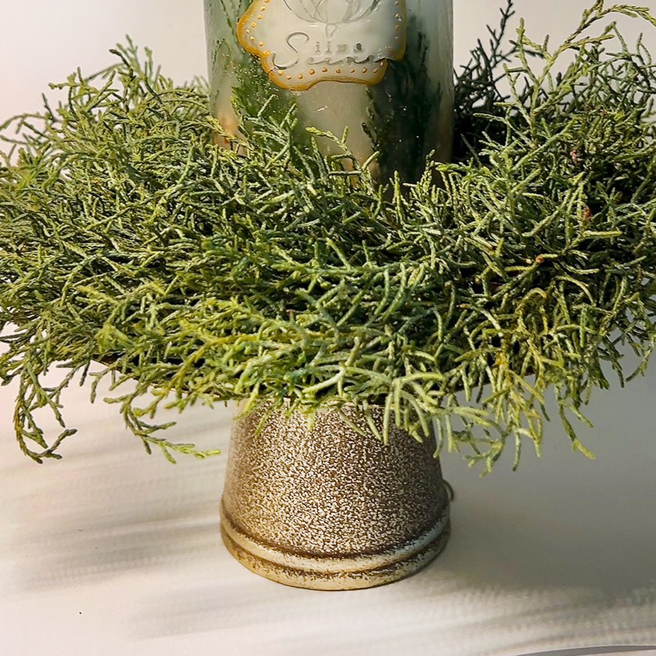 【ゴールデンビンテージ】アンティーク調の風合いが魅力の キャンドルスタンド