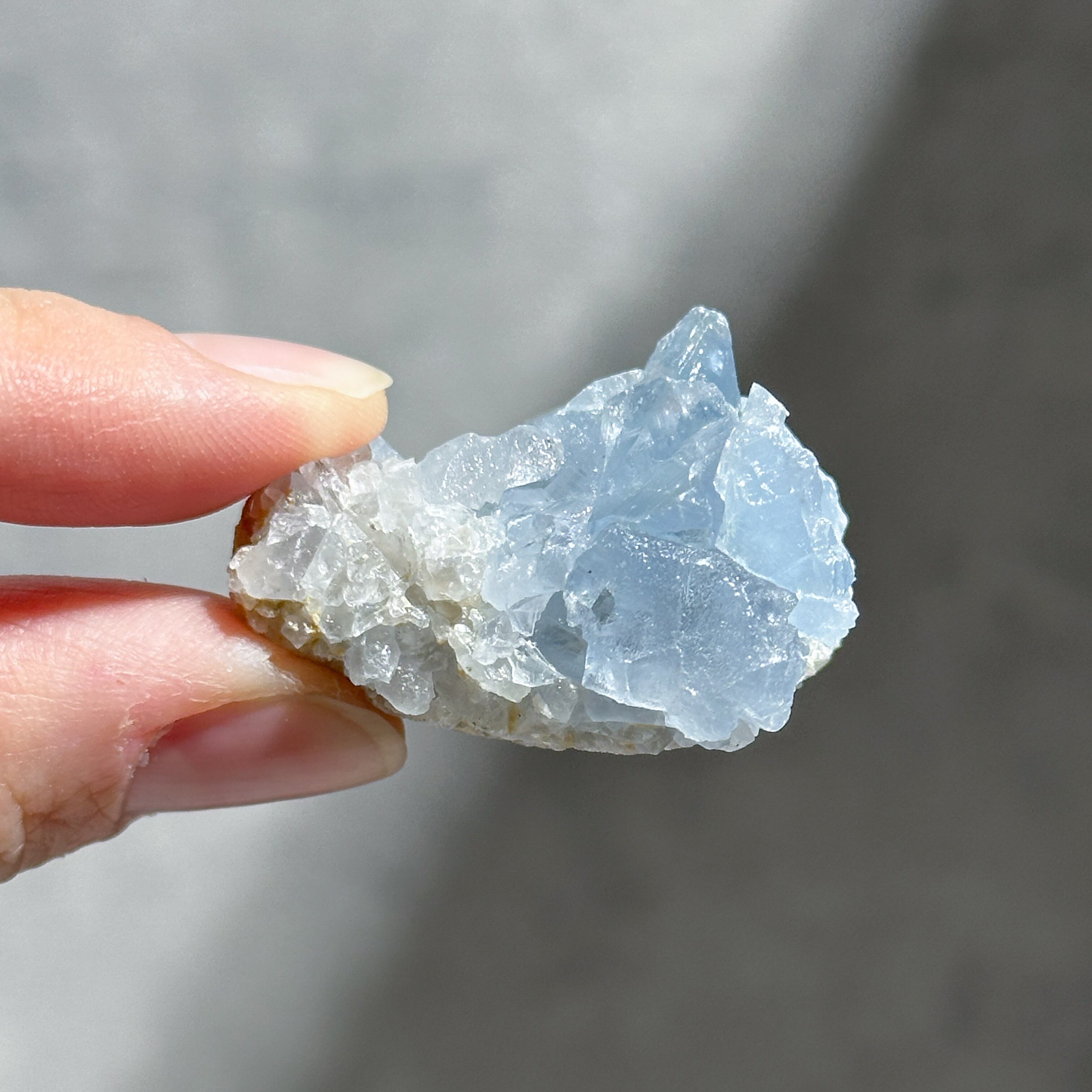 高品質！ セレスタイト✨ セレスタイト 原石92◇ Celestite ◇天然石・鉱物・パワーストーン