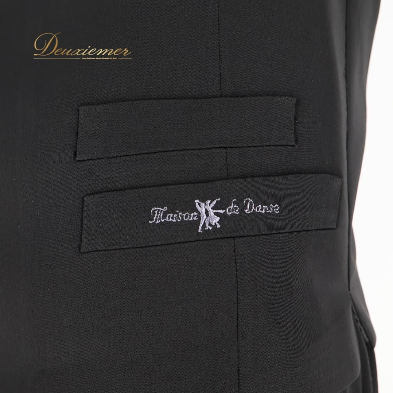 社交ダンス 衣装 スラックス パンツ ベスト MAISON DE DANSE ブラック系 黒 ダンス パーティ 発表会 デモ レッスン 練習着 2点セット セットアップ 日本製 パーティ衣装 発表会衣装 デモ衣装 レッスン用 メンズ 男性用 フォーマル衣装