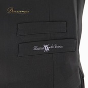 社交ダンス 衣装 スラックス パンツ ベスト MAISON DE DANSE ブラック系 黒 ダンス パーティ 発表会 デモ レッスン 練習着 2点セット セットアップ 日本製 パーティ衣装 発表会衣装 デモ衣装 レッスン用 メンズ 男性用 フォーマル衣装