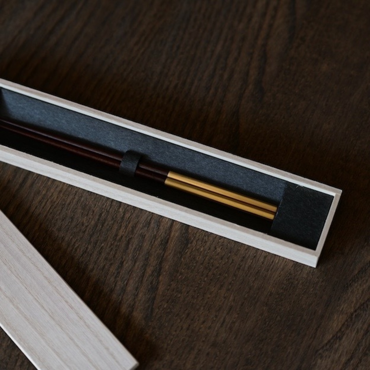 FUTAGAMI　真鍮漆箸　小 :  Brass &   Lacquer Chopsticks［2104240000726］