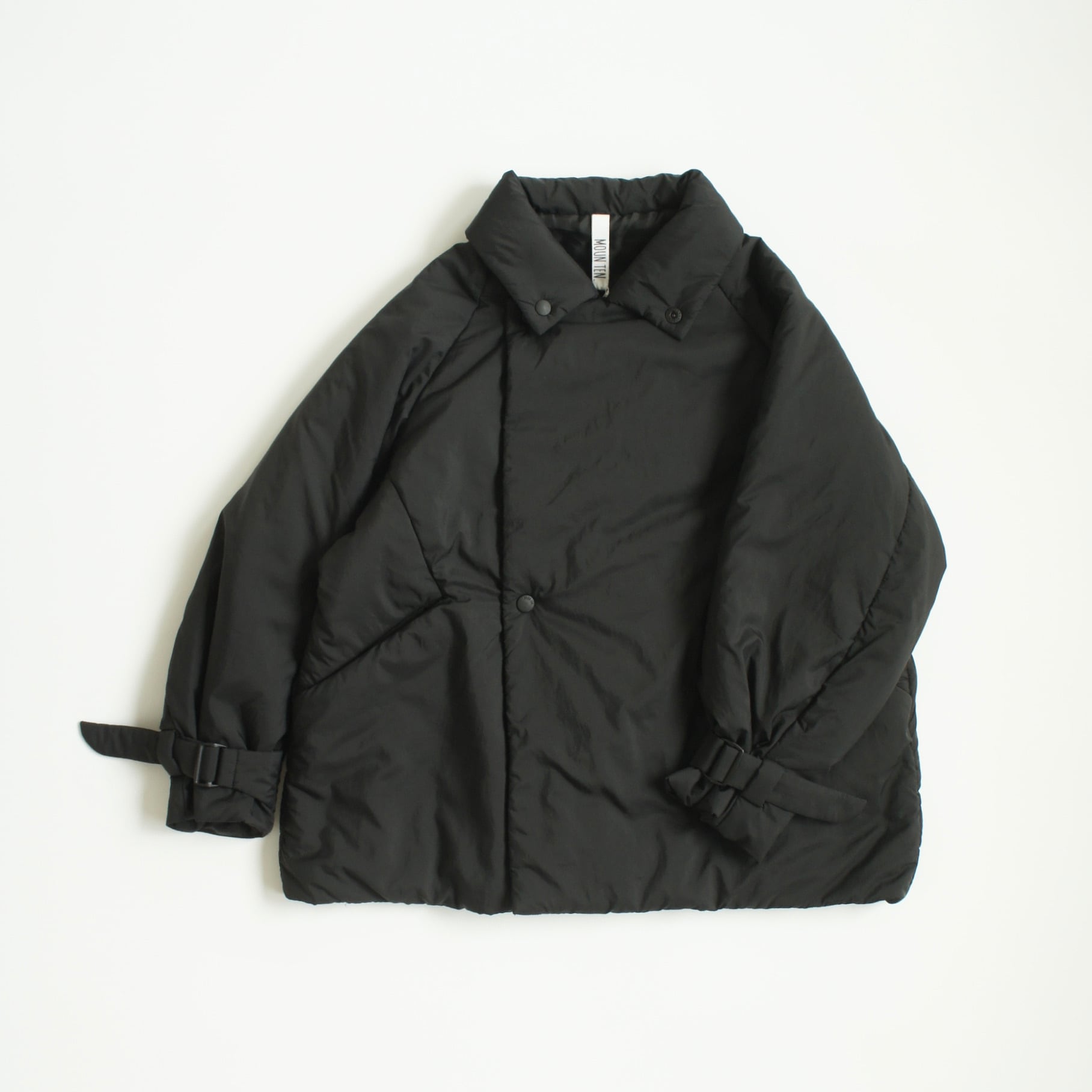 〈 MOUN TEN. 25AW 〉air half coat "コート" / black