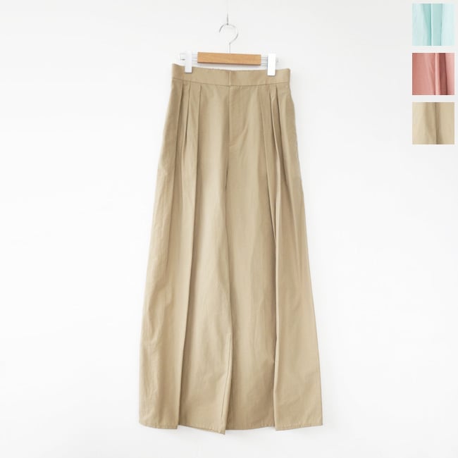 BRAHMIN (ブラーミン) ワイドパンツ タンブラー タック バックウエストゴム B32107