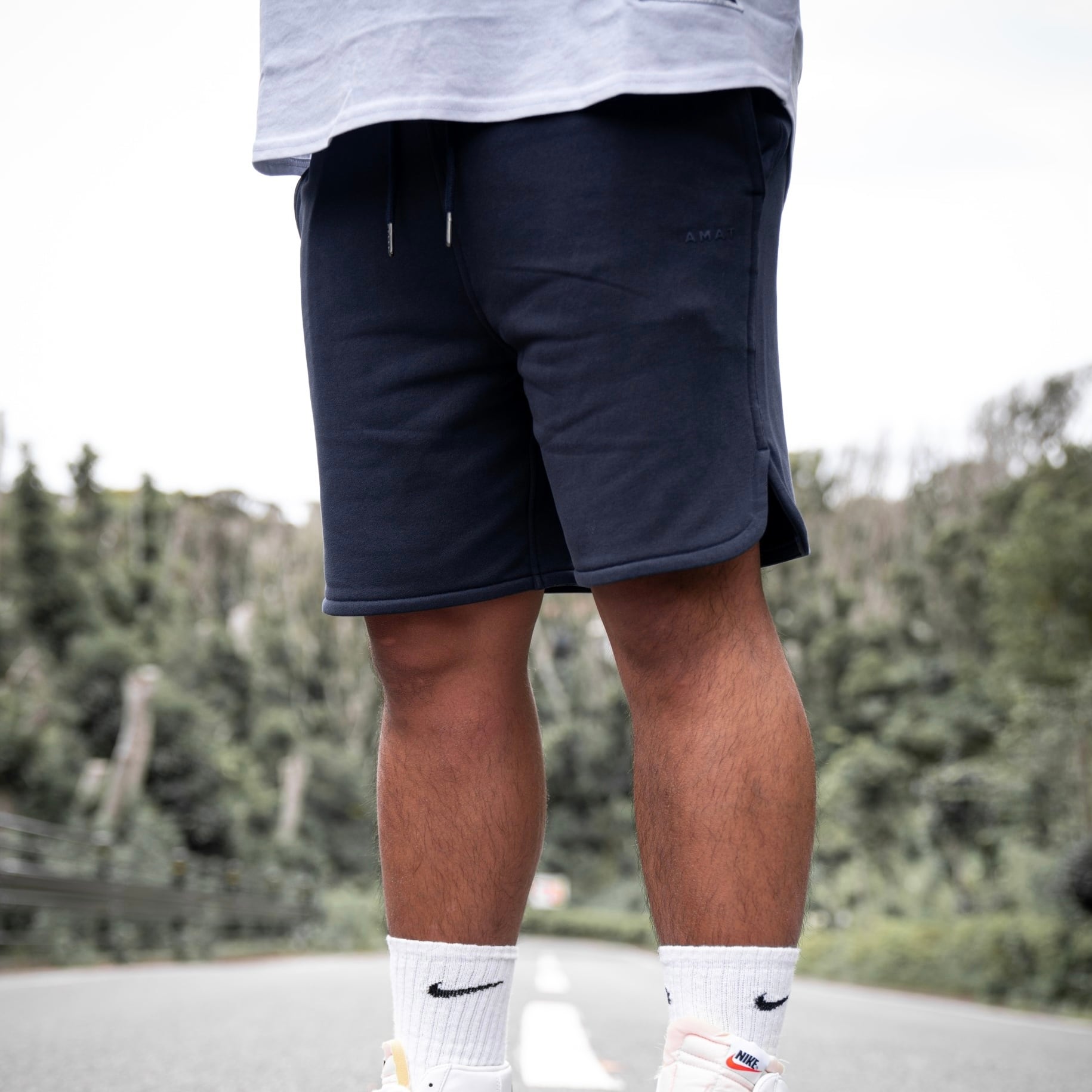 "JOINT" Fit Shorts ( Navy )