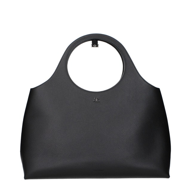 【新品】COURRÈGES クレージュ レディース ハンドバッグ レザー ブラック 325GSA164CV0016BLACK