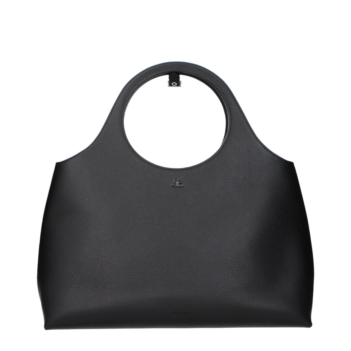 【新品】COURRÈGES クレージュ レディース ハンドバッグ レザー ブラック 325GSA164CV0016BLACK
